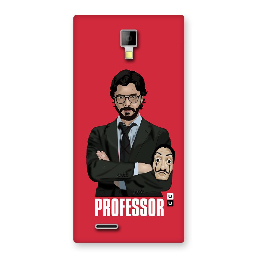 Professor Art Illustration Back Case for Micromax Canvas Xpress A99