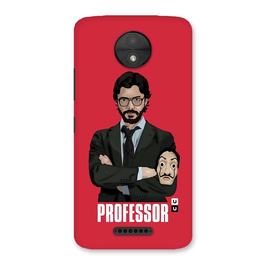 Professor Art Illustration Back Case for Moto C