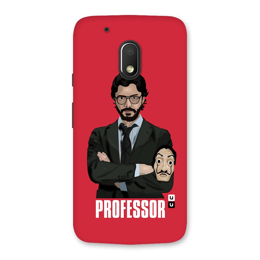 Professor Art Illustration Back Case for Moto G4 Play