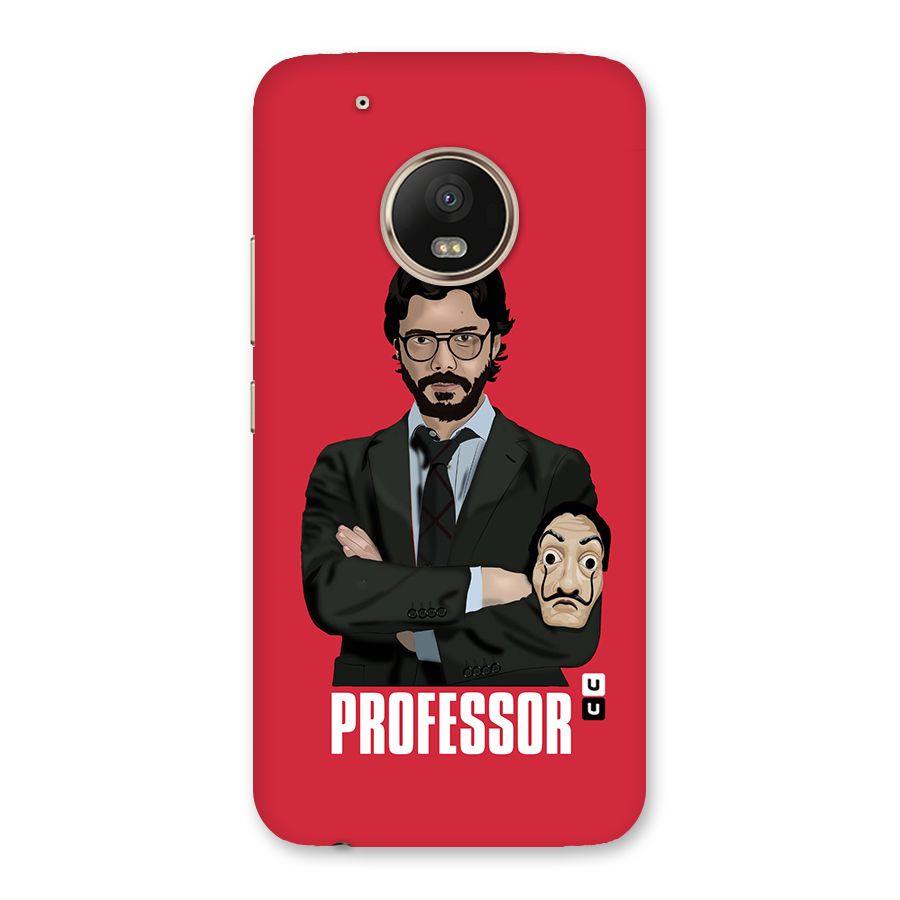 Professor Art Illustration Back Case for Moto G5 Plus