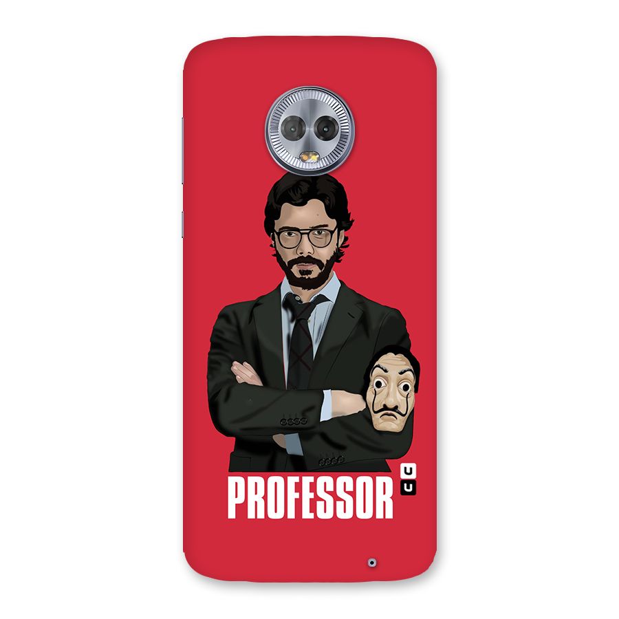 Professor Art Illustration Back Case for Moto G6 Plus
