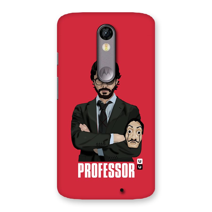 Professor Art Illustration Back Case for Moto X Force