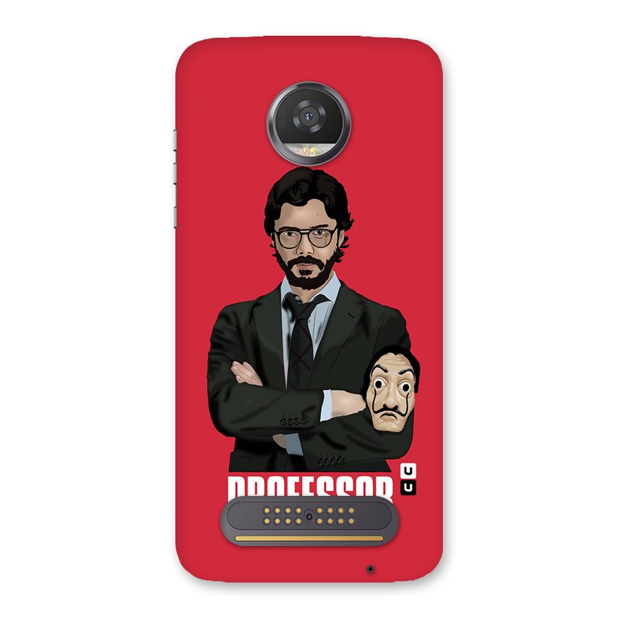 Professor Art Illustration Back Case for Moto Z2 Play