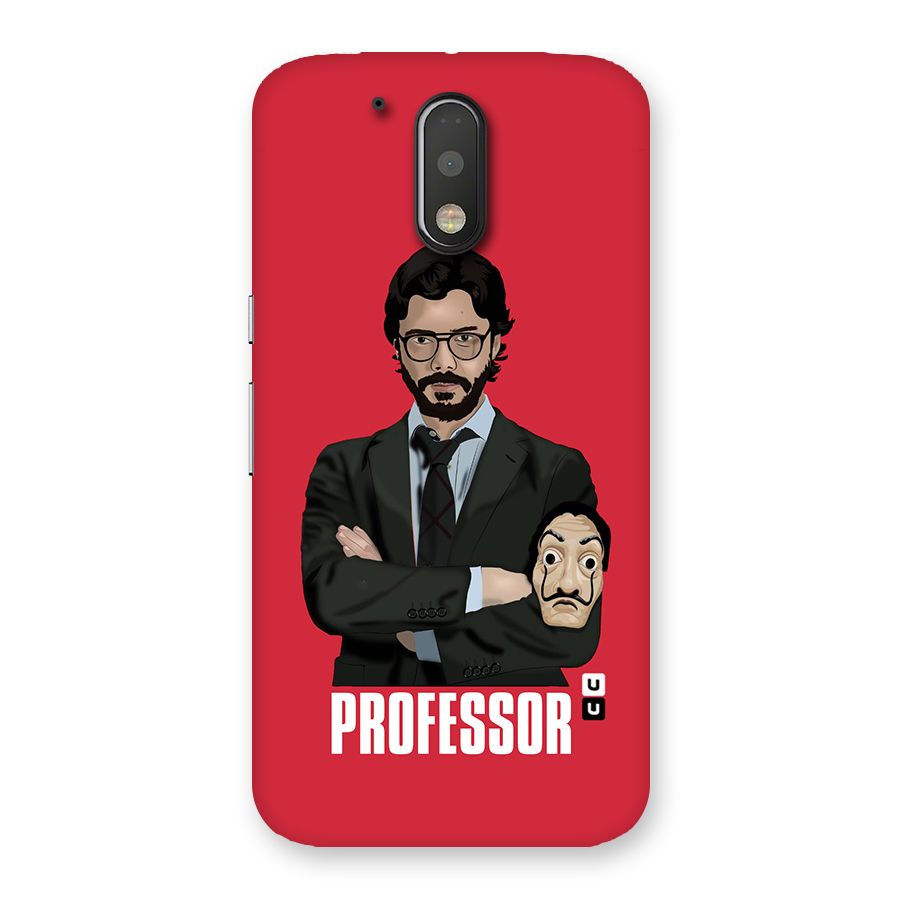 Professor Art Illustration Back Case for Motorola Moto G4