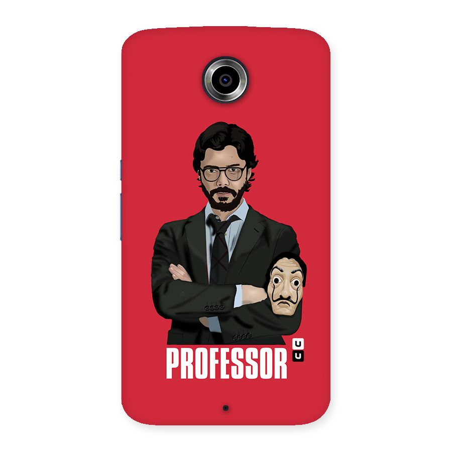 Professor Art Illustration Back Case for Nexsus 6