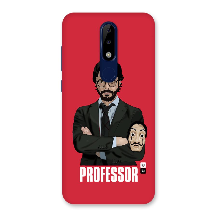 Professor Art Illustration Back Case for Nokia 5.1 Plus