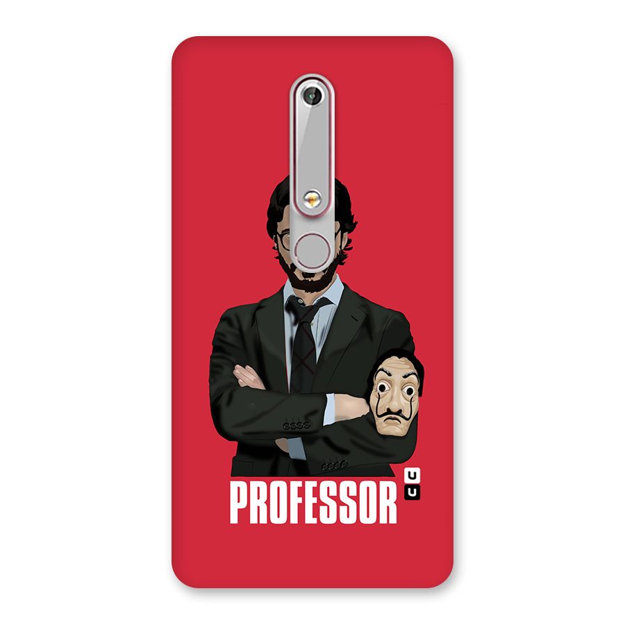 Professor Art Illustration Back Case for Nokia 6.1