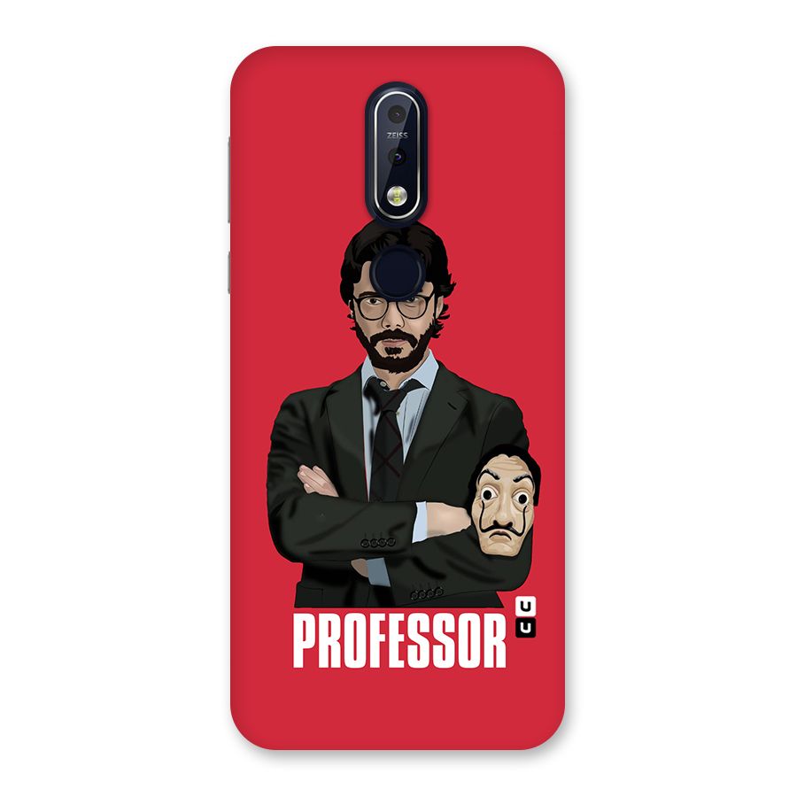 Professor Art Illustration Back Case for Nokia 7.1