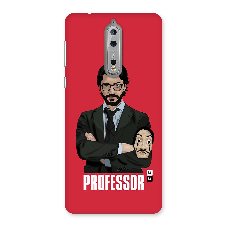 Professor Art Illustration Back Case for Nokia 8
