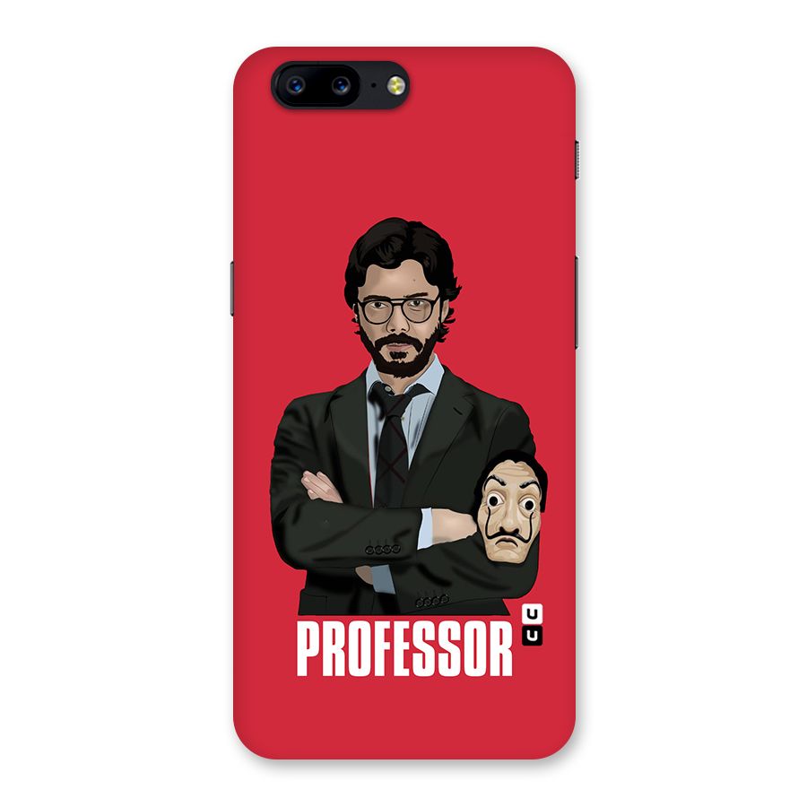 Professor Art Illustration Back Case for OnePlus 5
