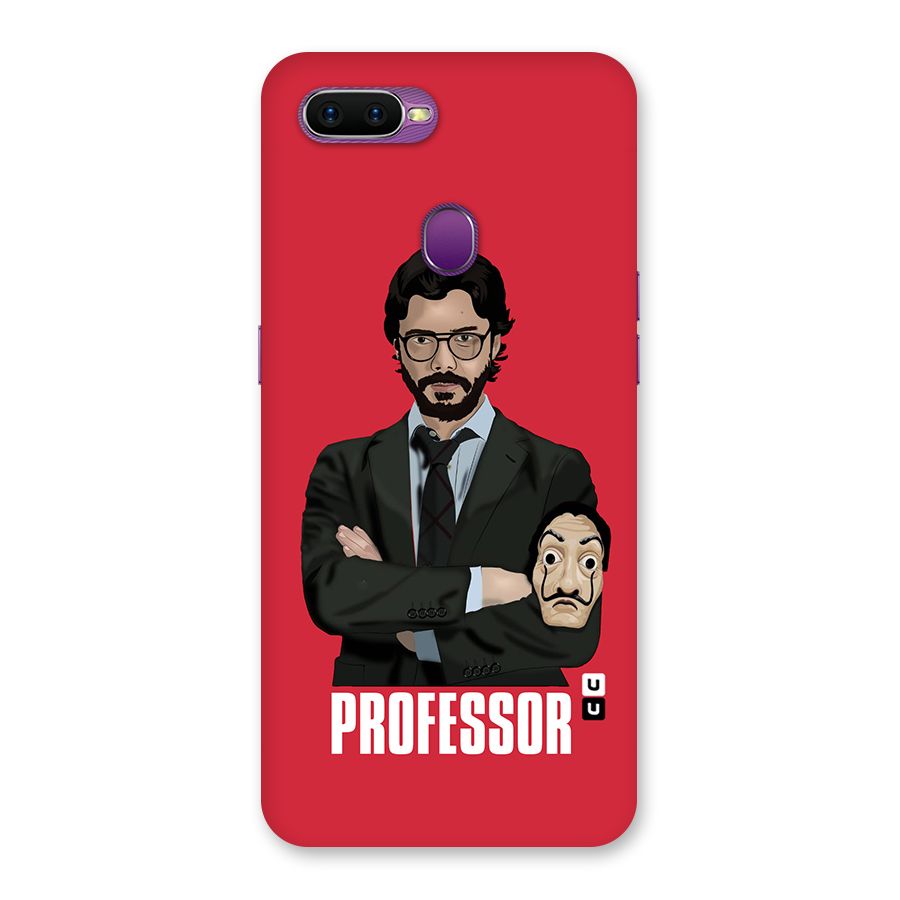 Professor Art Illustration Back Case for Oppo F9