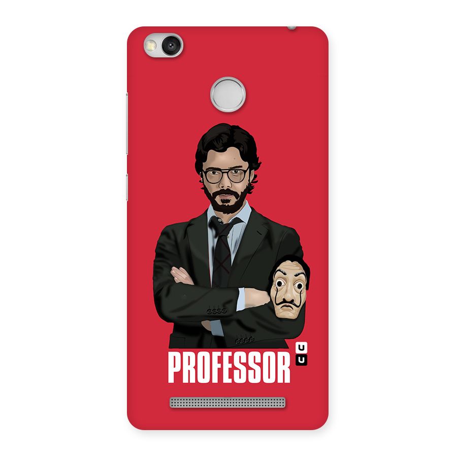 Professor Art Illustration Back Case for Redmi 3S Prime