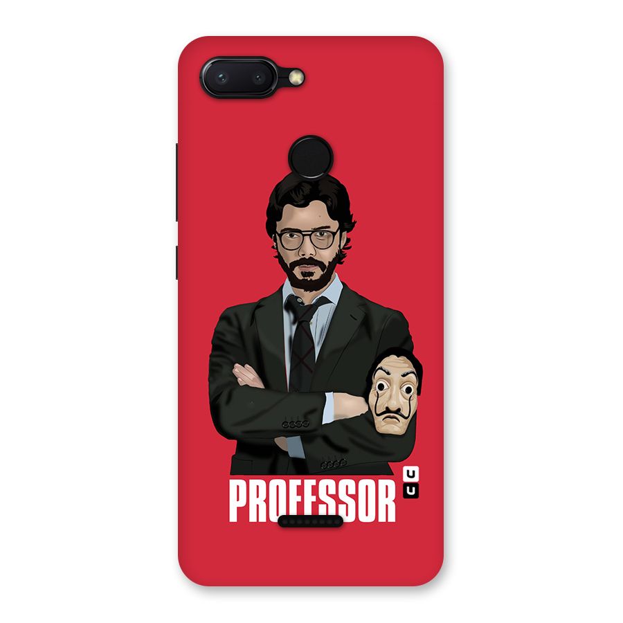 Professor Art Illustration Back Case for Redmi 6