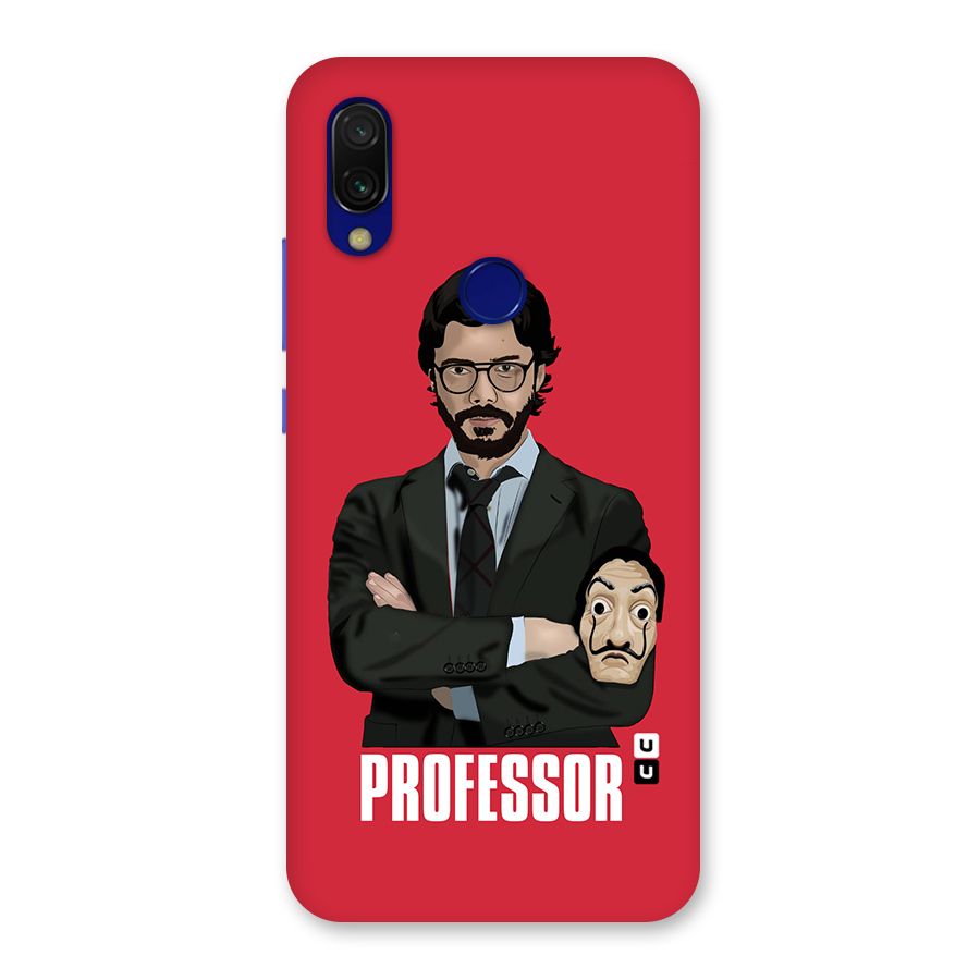Professor Art Illustration Back Case for Redmi 7