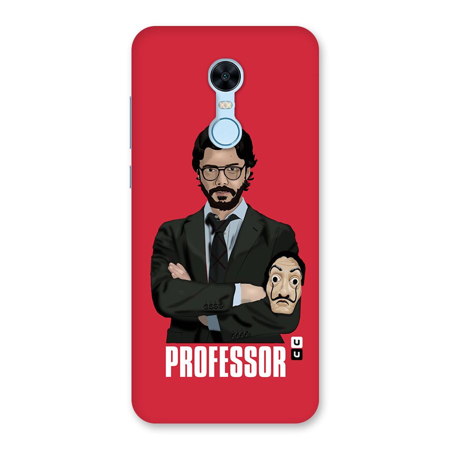 Professor Art Illustration Back Case for Redmi Note 5