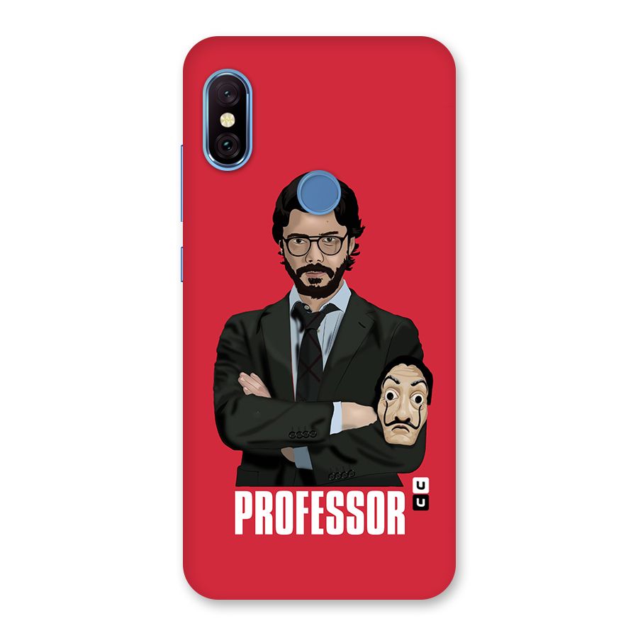 Professor Art Illustration Back Case for Redmi Note 6 Pro