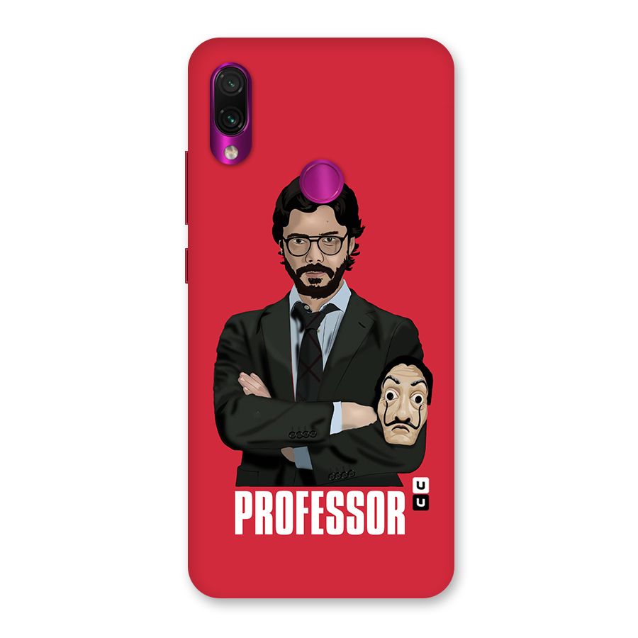 Professor Art Illustration Back Case for Redmi Note 7 Pro