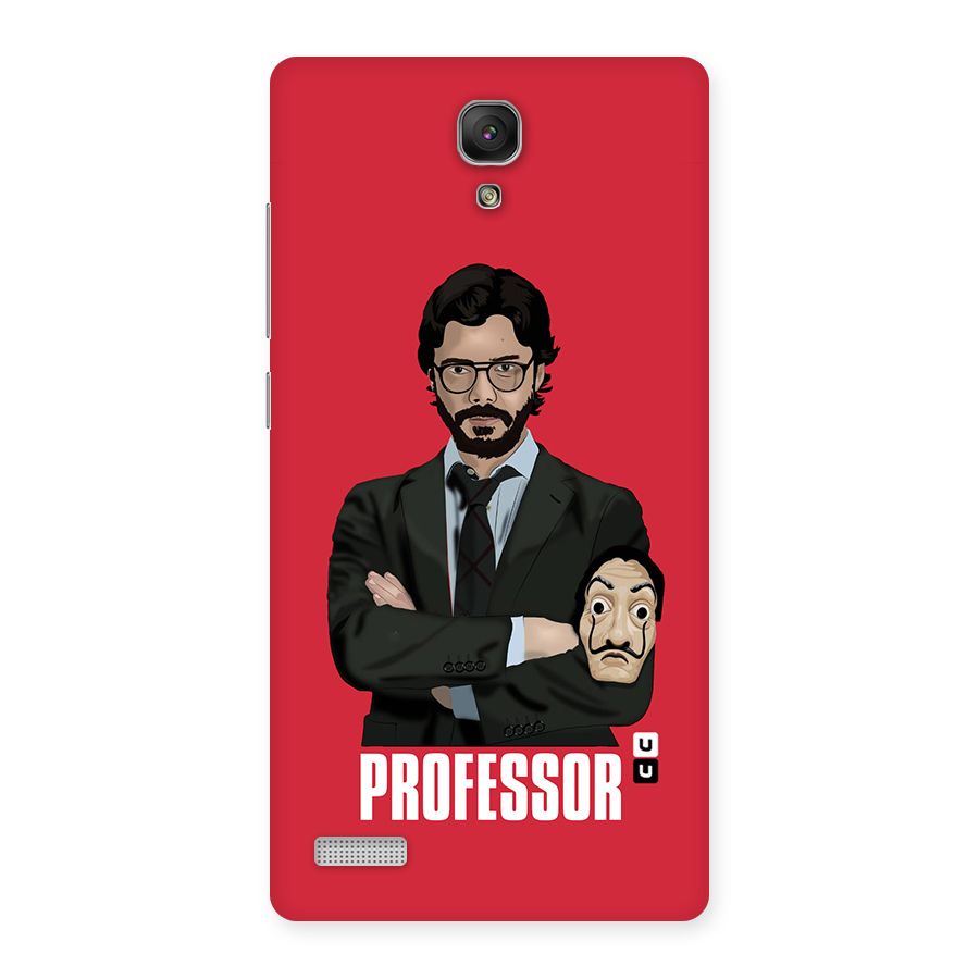 Professor Art Illustration Back Case for Redmi Note Prime