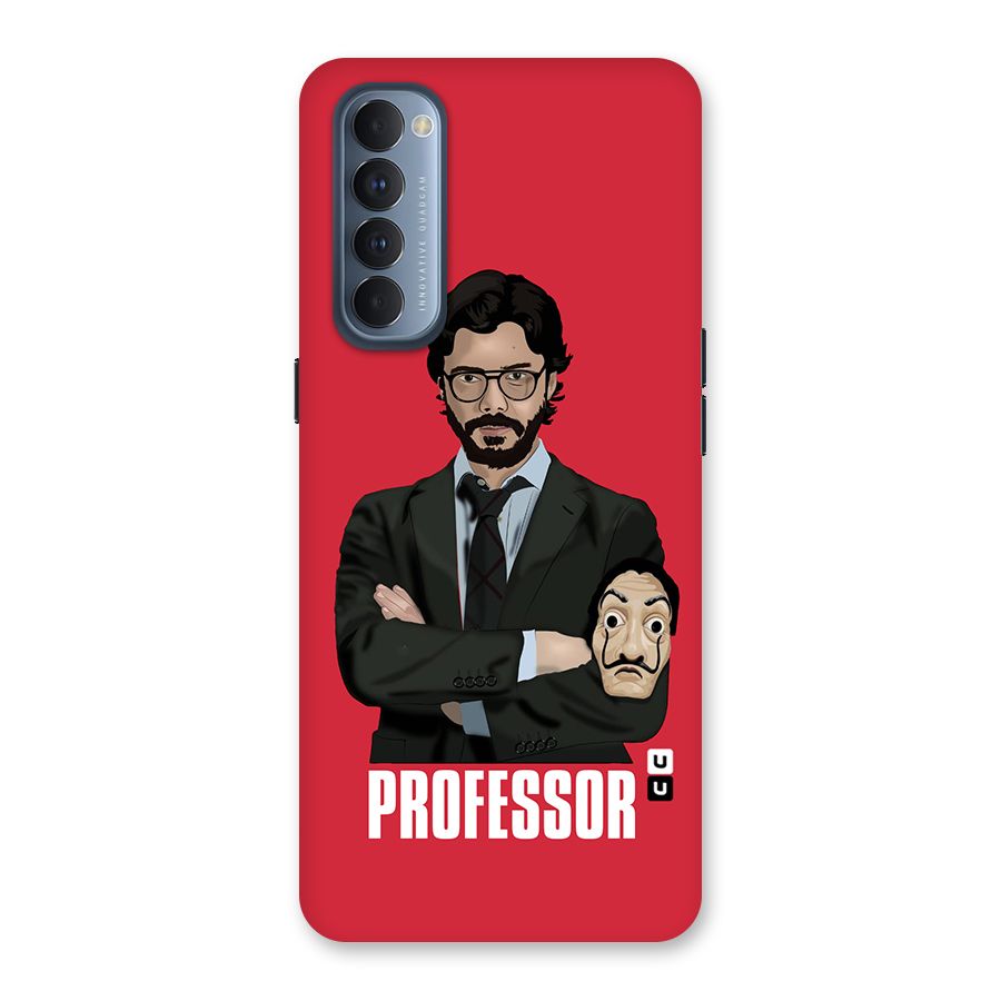Professor Art Illustration Back Case for Reno4 Pro