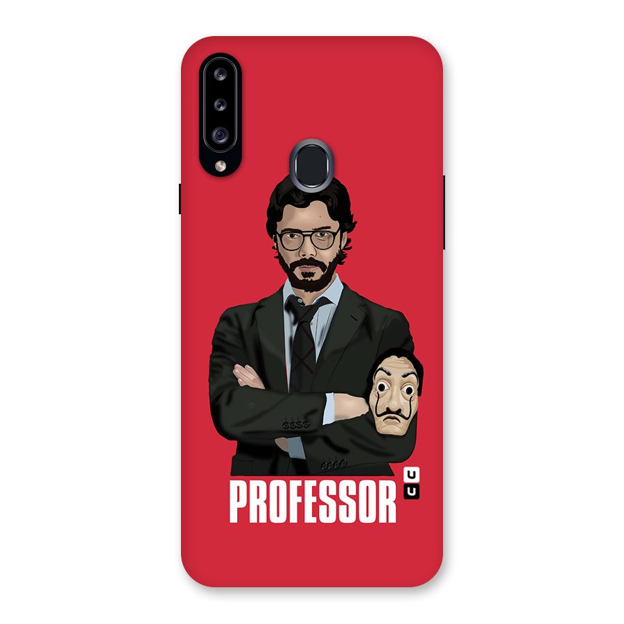 Professor Art Illustration Back Case for Samsung Galaxy A20s