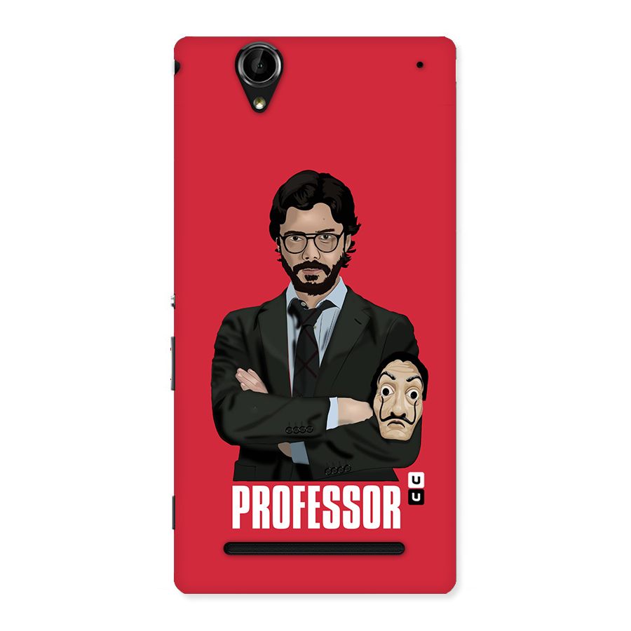 Professor Art Illustration Back Case for Sony Xperia T2