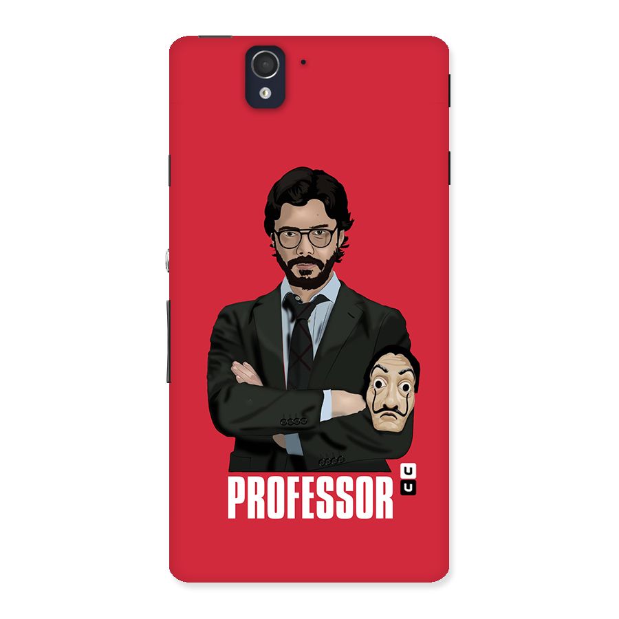 Professor Art Illustration Back Case for Sony Xperia Z