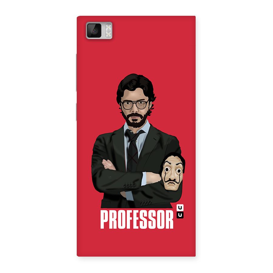Professor Art Illustration Back Case for Xiaomi Mi3