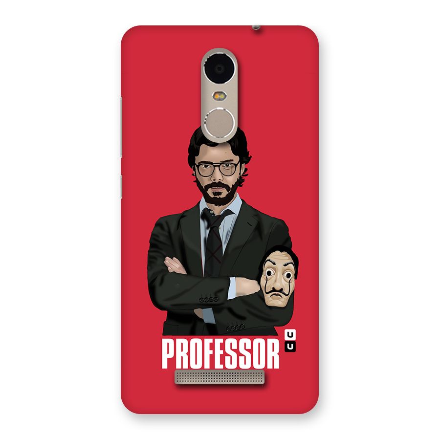 Professor Art Illustration Back Case for Xiaomi Redmi Note 3