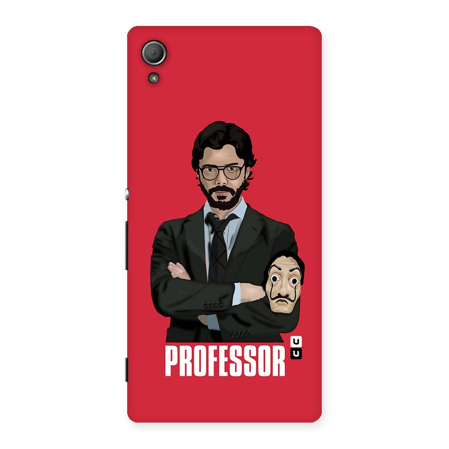 Professor Art Illustration Back Case for Xperia Z4