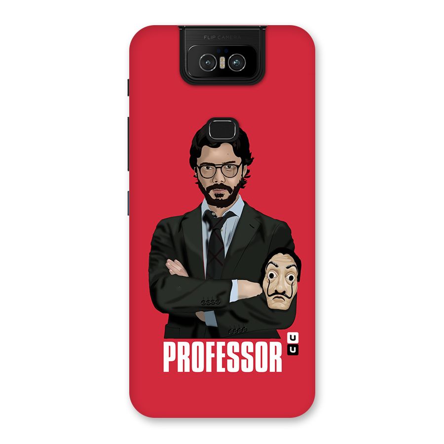 Professor Art Illustration Back Case for Zenfone 6z