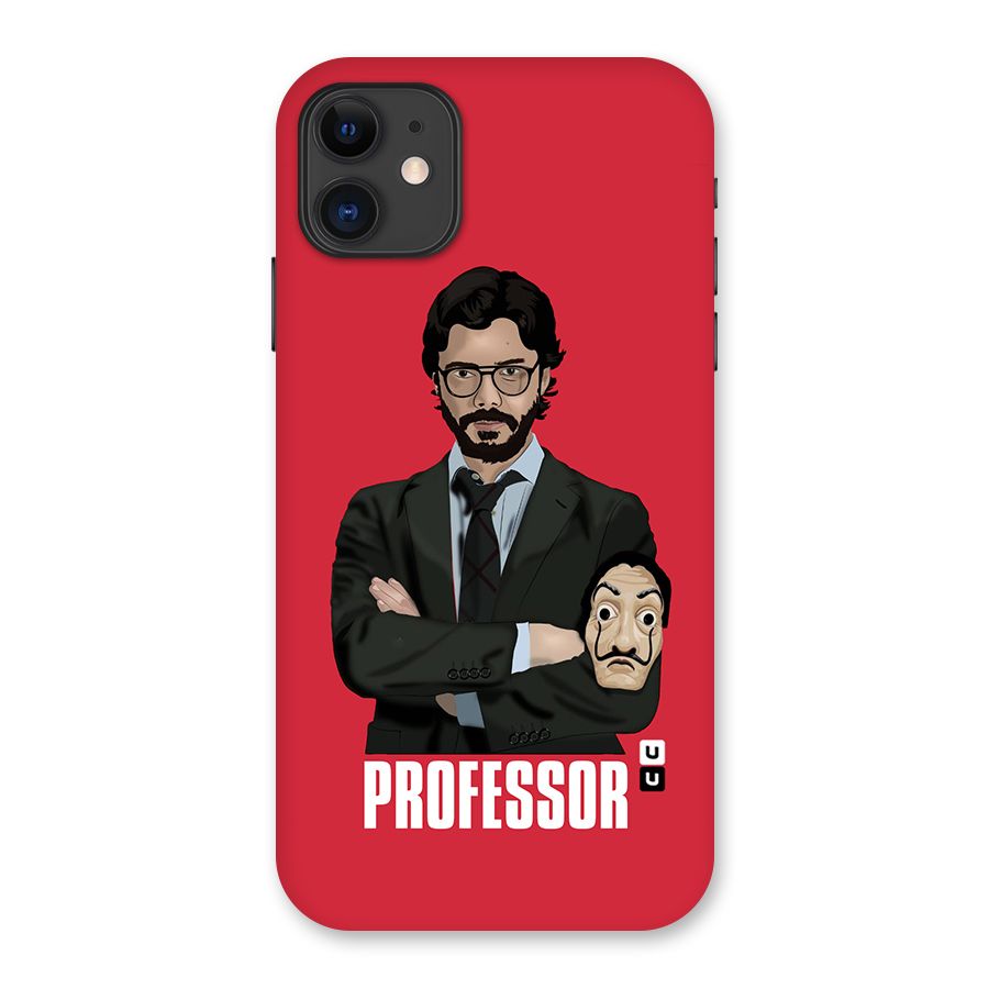 Professor Art Illustration Back Case for iPhone 11