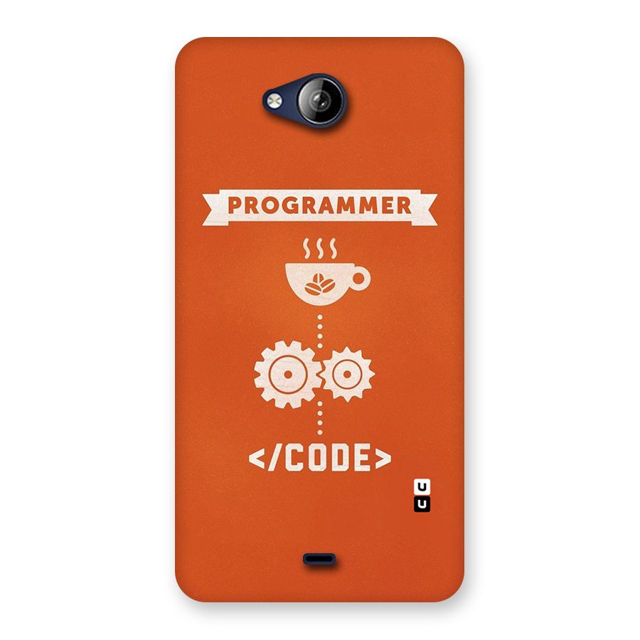 Programmer Coffee Code Back Case for Canvas Play Q355