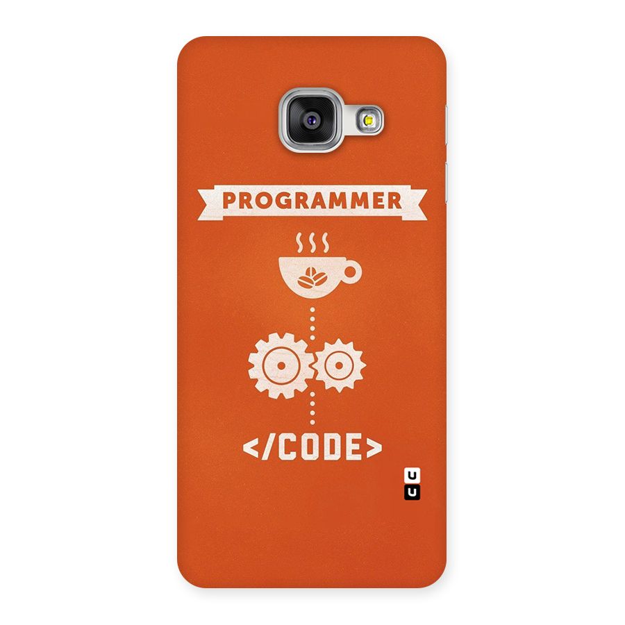 Programmer Coffee Code Back Case for Galaxy A3 2016