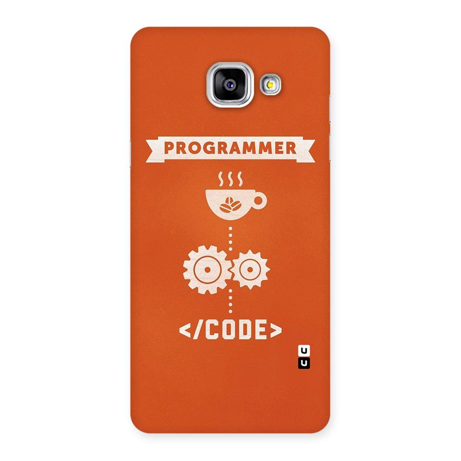 Programmer Coffee Code Back Case for Galaxy A5 2016