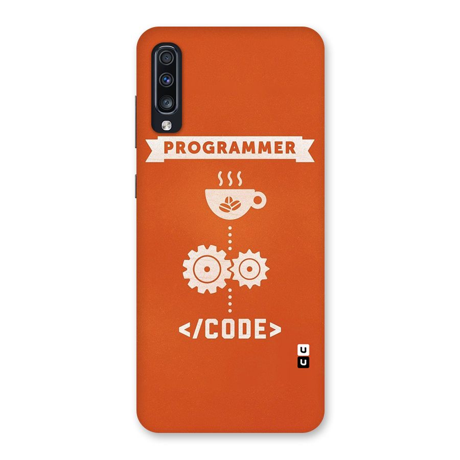 Programmer Coffee Code Back Case for Galaxy A70