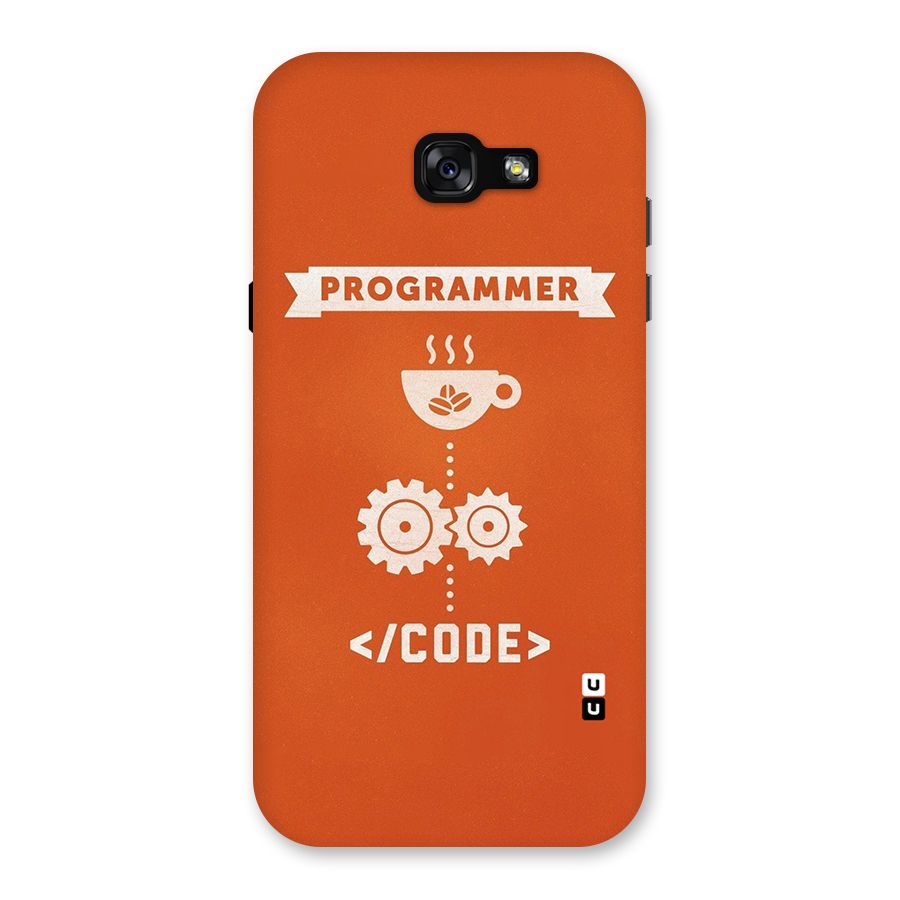 Programmer Coffee Code Back Case for Galaxy A7 (2017)