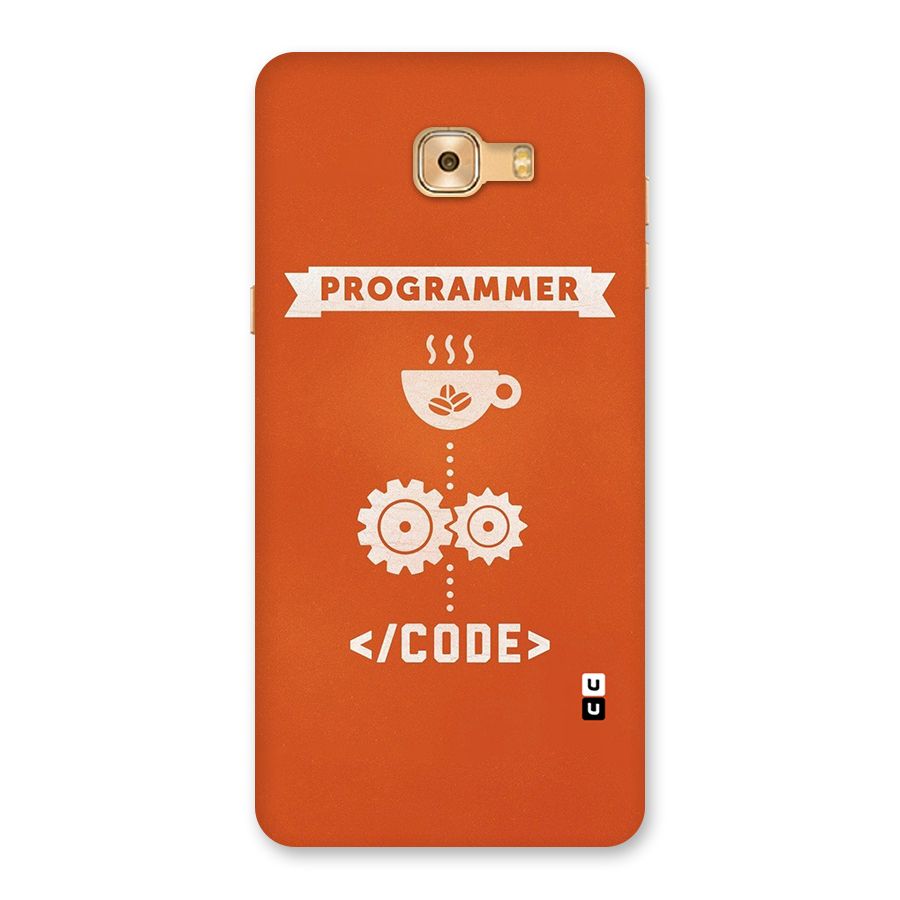 Programmer Coffee Code Back Case for Galaxy C9 Pro