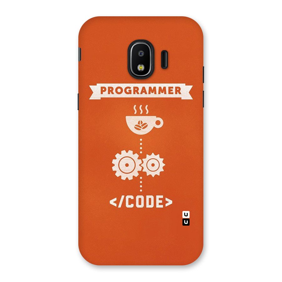 Programmer Coffee Code Back Case for Galaxy J2 Pro 2018