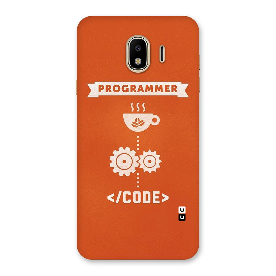 Programmer Coffee Code Back Case for Galaxy J4
