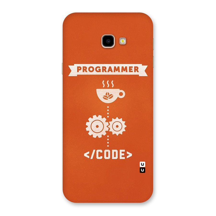 Programmer Coffee Code Back Case for Galaxy J4 Plus