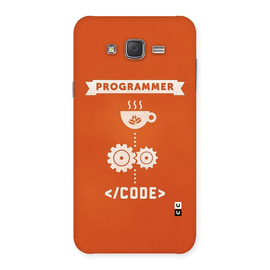 Programmer Coffee Code Back Case for Galaxy J7