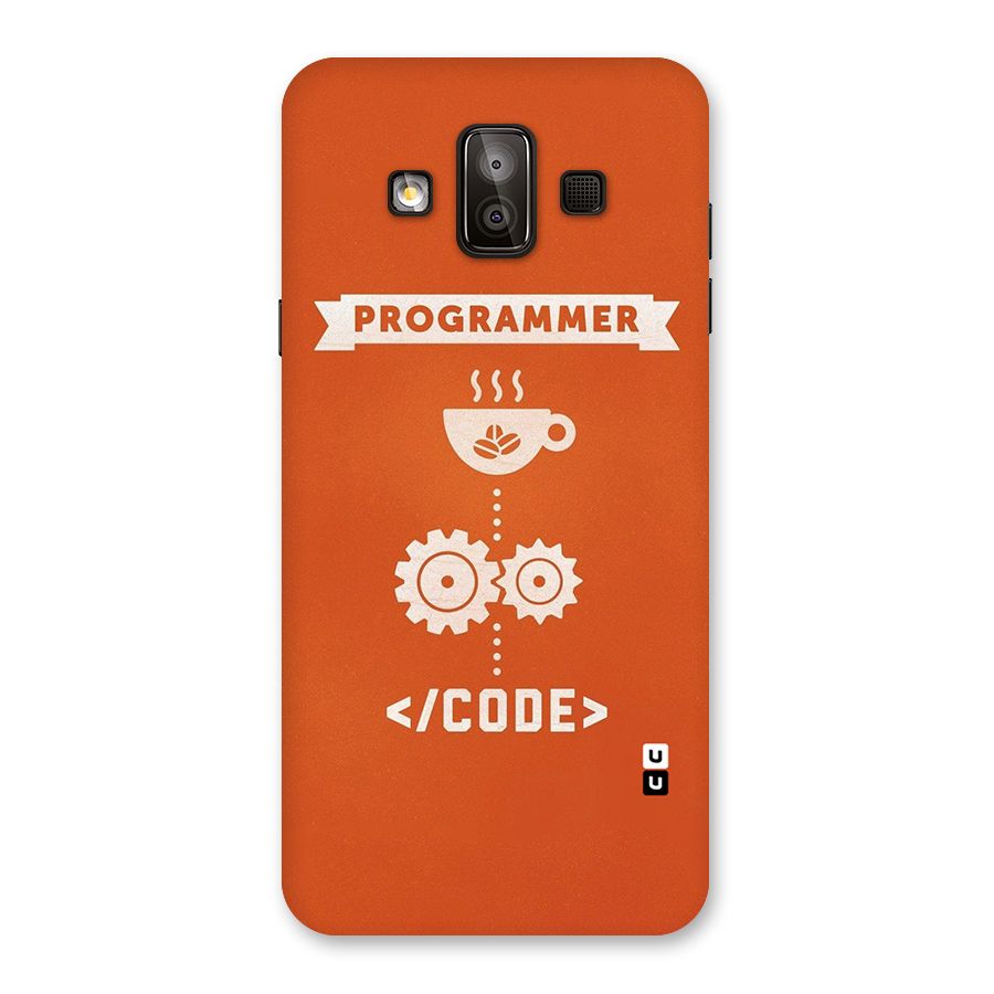Programmer Coffee Code Back Case for Galaxy J7 Duo