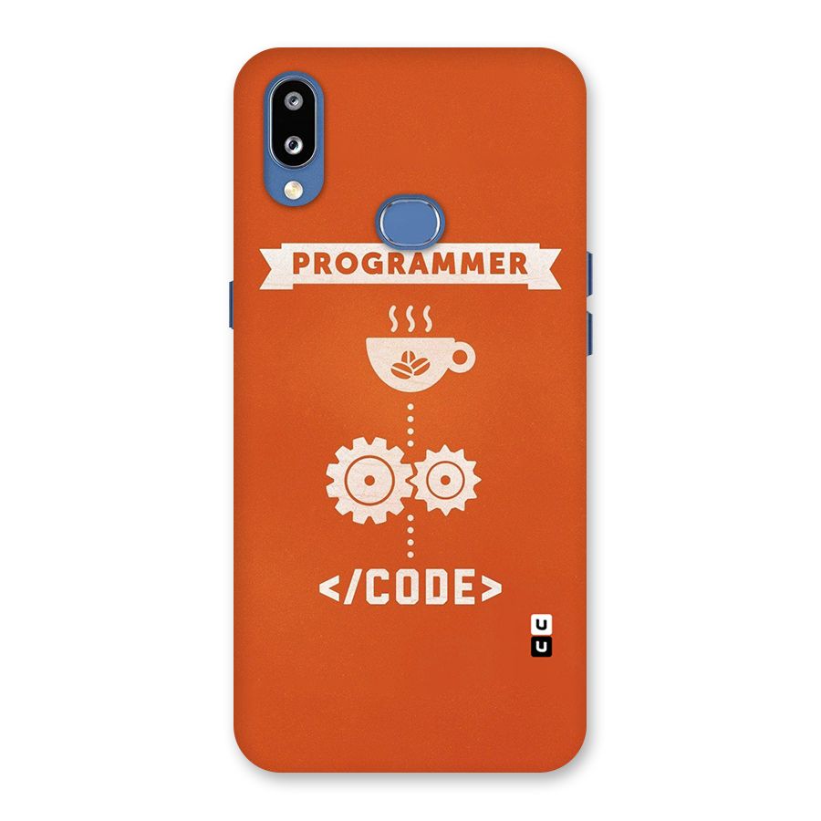 Programmer Coffee Code Back Case for Galaxy M01s