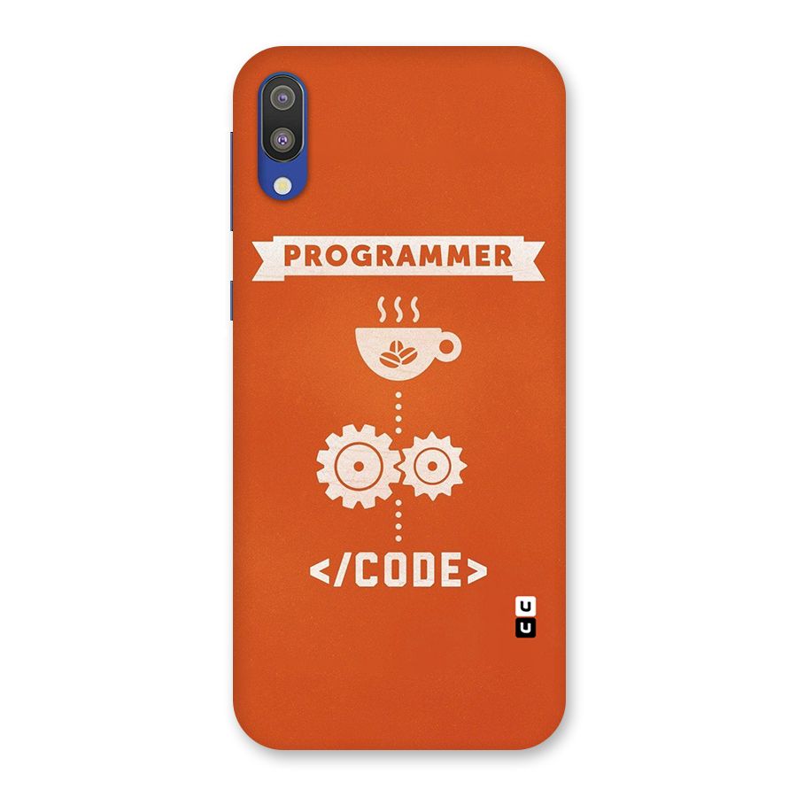 Programmer Coffee Code Back Case for Galaxy M10