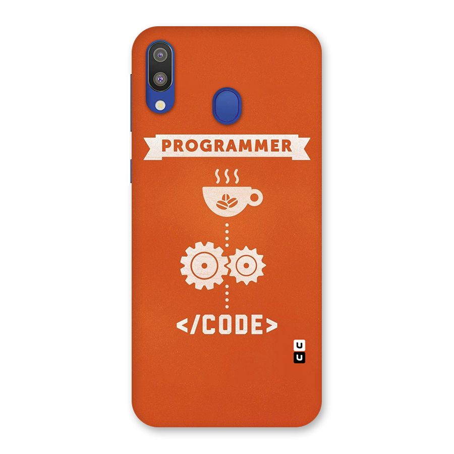 Programmer Coffee Code Back Case for Galaxy M20