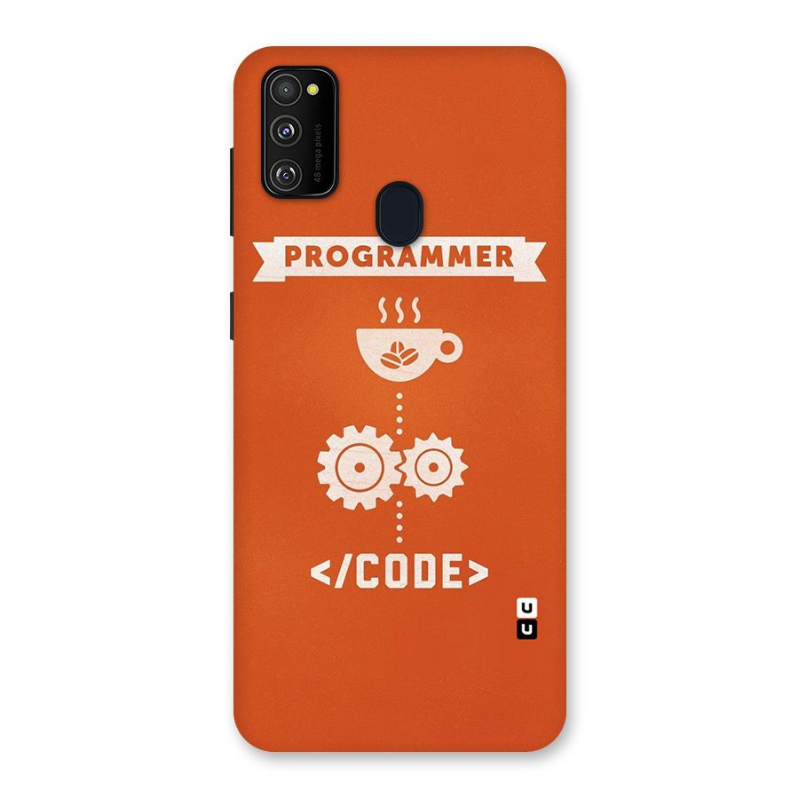 Programmer Coffee Code Back Case for Galaxy M21