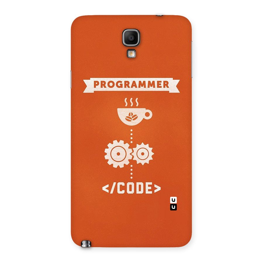 Programmer Coffee Code Back Case for Galaxy Note 3 Neo