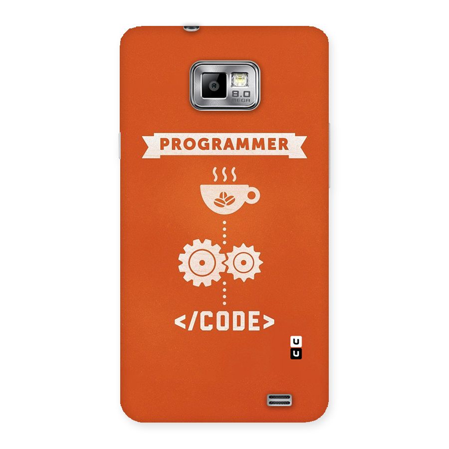 Programmer Coffee Code Back Case for Galaxy S2
