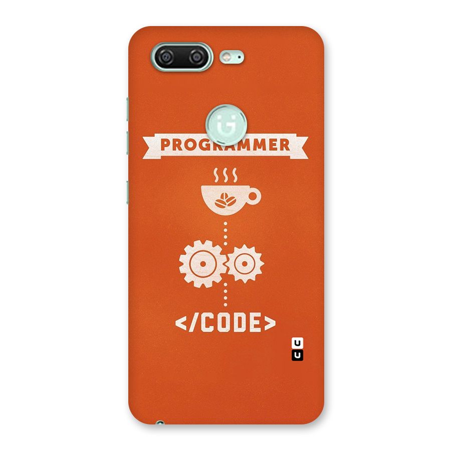 Programmer Coffee Code Back Case for Gionee S10