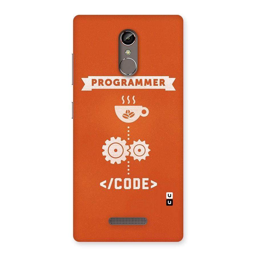 Programmer Coffee Code Back Case for Gionee S6s